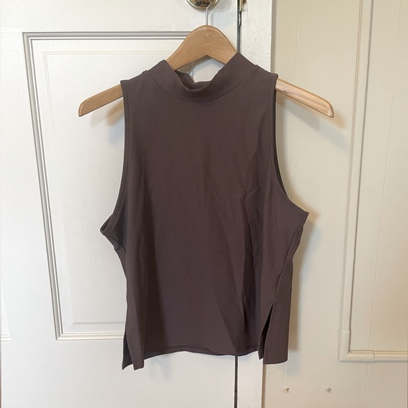 Old Navy Tops - Old Navy Powersoft Go-Dry Rib-Knit Mock-Neck Sleeveless Top, Women’s Large